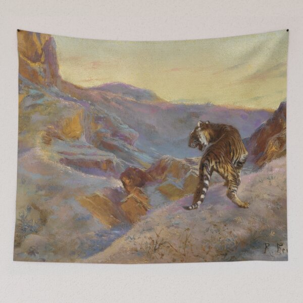 Item preview, Tiger in the Mountains designed and sold by Twisted Wick.