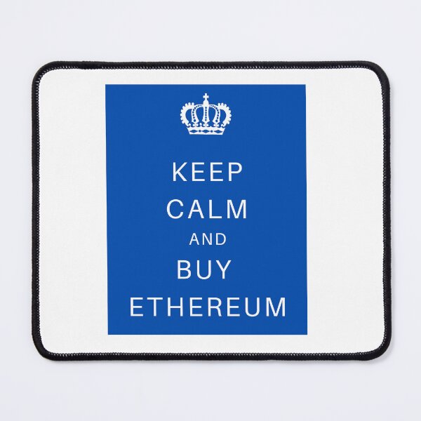 Item preview,  KEEP CALM AND BUY ETHEREUM - blue designed and sold by Jero-fan.