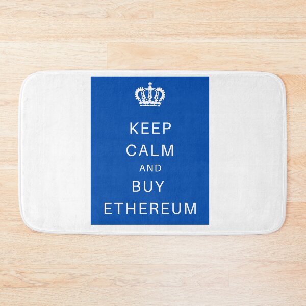 Item preview, KEEP CALM AND BUY ETHEREUM - blue designed and sold by Jero-fan.