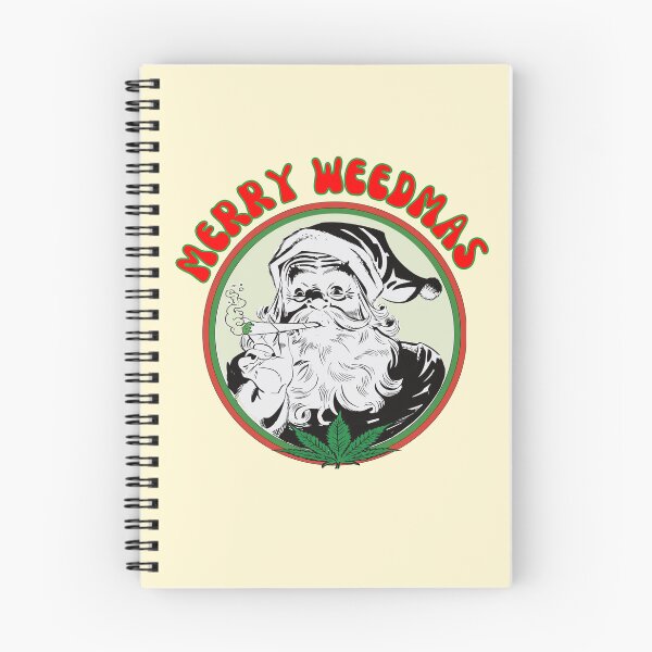 Item preview, Merry weedmas retro Christmas vintage designs designed and sold by DesignsbyMona.