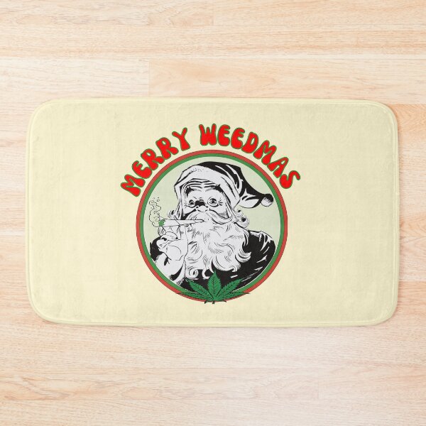 Item preview, Merry weedmas retro Christmas vintage designs designed and sold by DesignsbyMona.