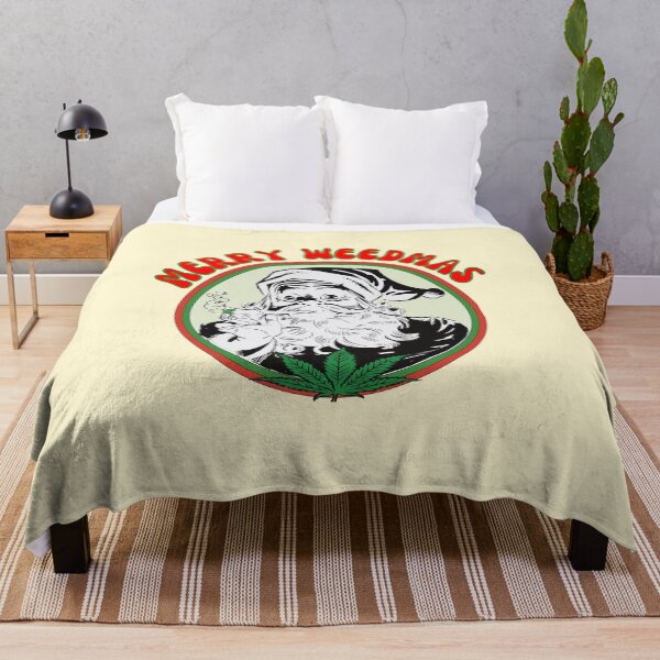 Item preview, Merry weedmas retro Christmas vintage designs designed and sold by DesignsbyMona.