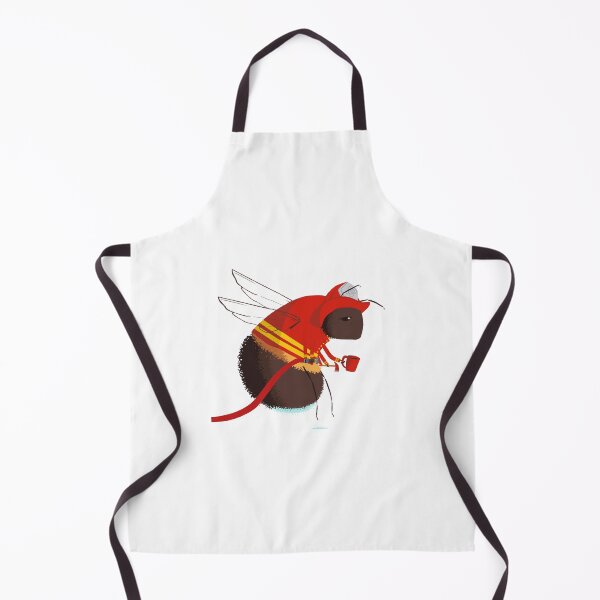 Item preview, Firefighter Bumble Bee designed and sold by BusiestBeeArt.