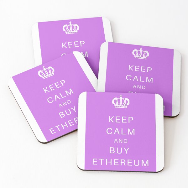 Item preview, Copie de  KEEP CALM AND BUY ETHEREUM - violet designed and sold by Jero-fan.