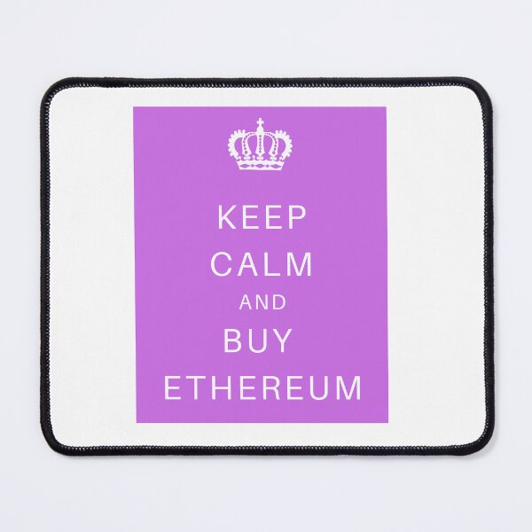 Item preview, Copie de  KEEP CALM AND BUY ETHEREUM - violet designed and sold by Jero-fan.