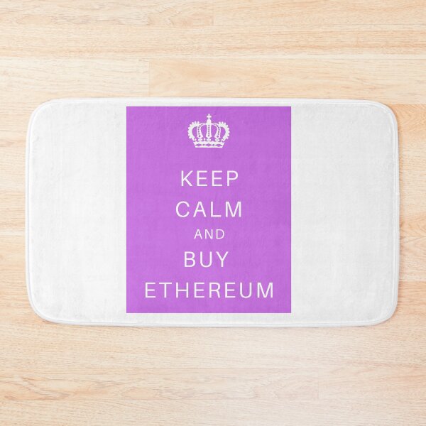 Item preview, Copie de KEEP CALM AND BUY ETHEREUM - violet designed and sold by Jero-fan.