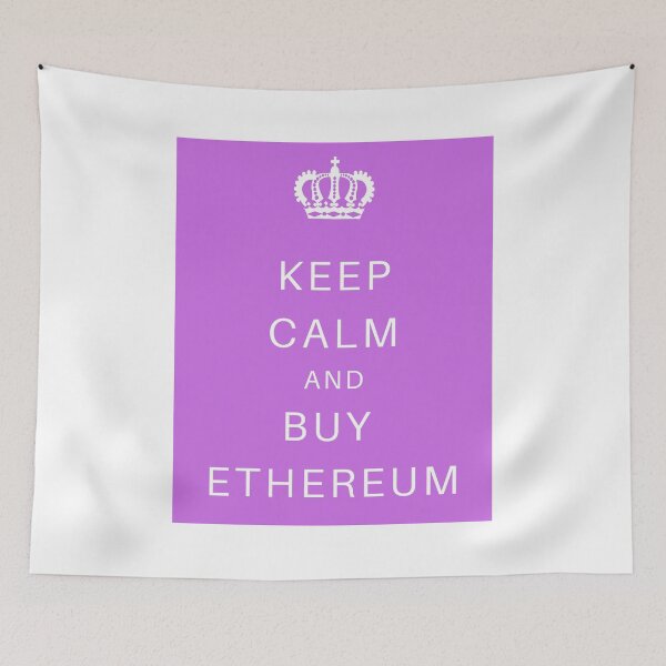 Item preview, Copie de  KEEP CALM AND BUY ETHEREUM - violet designed and sold by Jero-fan.