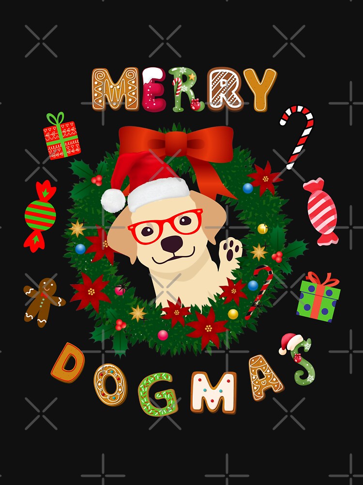 Disover Merry Dogmas Christmas Golden Retriever Puppy Dog T-Shirt