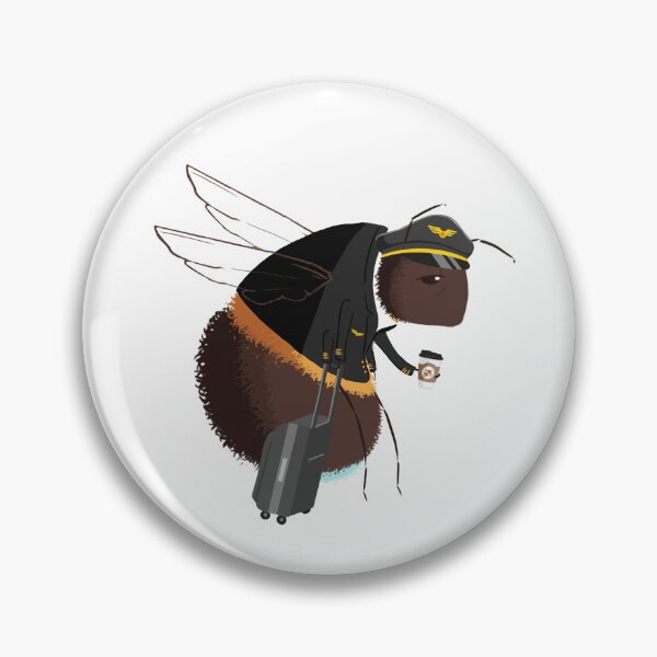 Item preview, Pilot Bumble Bee designed and sold by BusiestBeeArt.