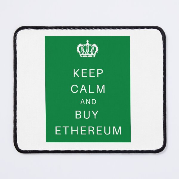 Item preview, Copie de Copie de  KEEP CALM AND BUY ETHEREUM - GREEN designed and sold by Jero-fan.