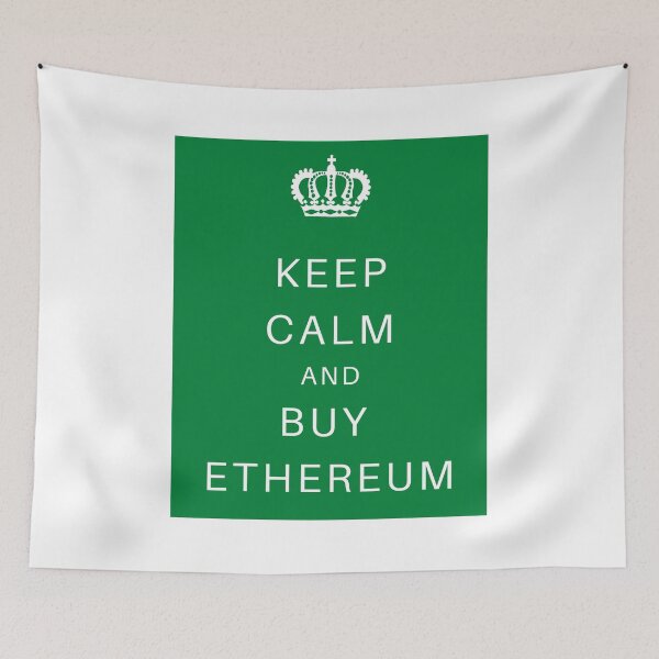 Item preview, Copie de Copie de  KEEP CALM AND BUY ETHEREUM - GREEN designed and sold by Jero-fan.