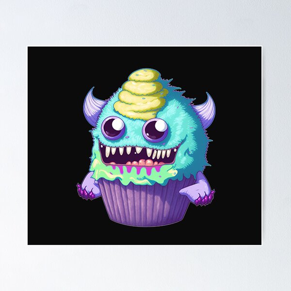 Item preview, Monster Cupcake #5 designed and sold by Hellbent Media.