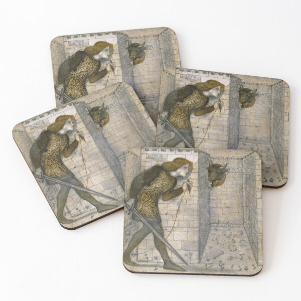 Item preview, Theseus and the Minotaur in the Labyrinth designed and sold by Twisted Wick.