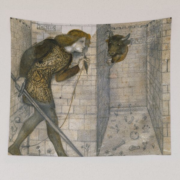 Item preview, Theseus and the Minotaur in the Labyrinth designed and sold by Twisted Wick.