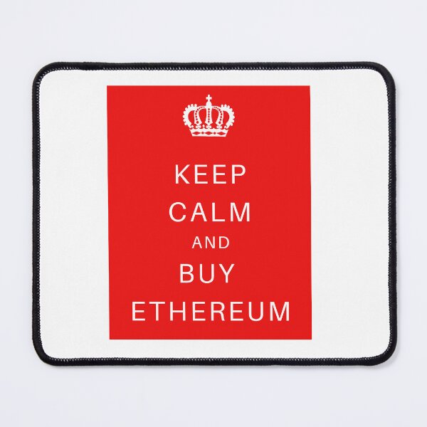 Item preview, Copie de Copie de Copie de  KEEP CALM AND BUY ETHEREUM - RED designed and sold by Jero-fan.