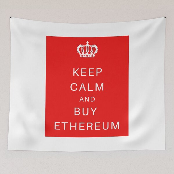 Item preview, Copie de Copie de Copie de  KEEP CALM AND BUY ETHEREUM - RED designed and sold by Jero-fan.