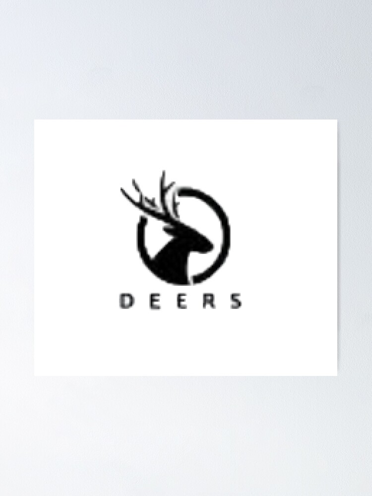 Deer Team Unique Logo Poster For Sale By Shop Master910 Redbubble