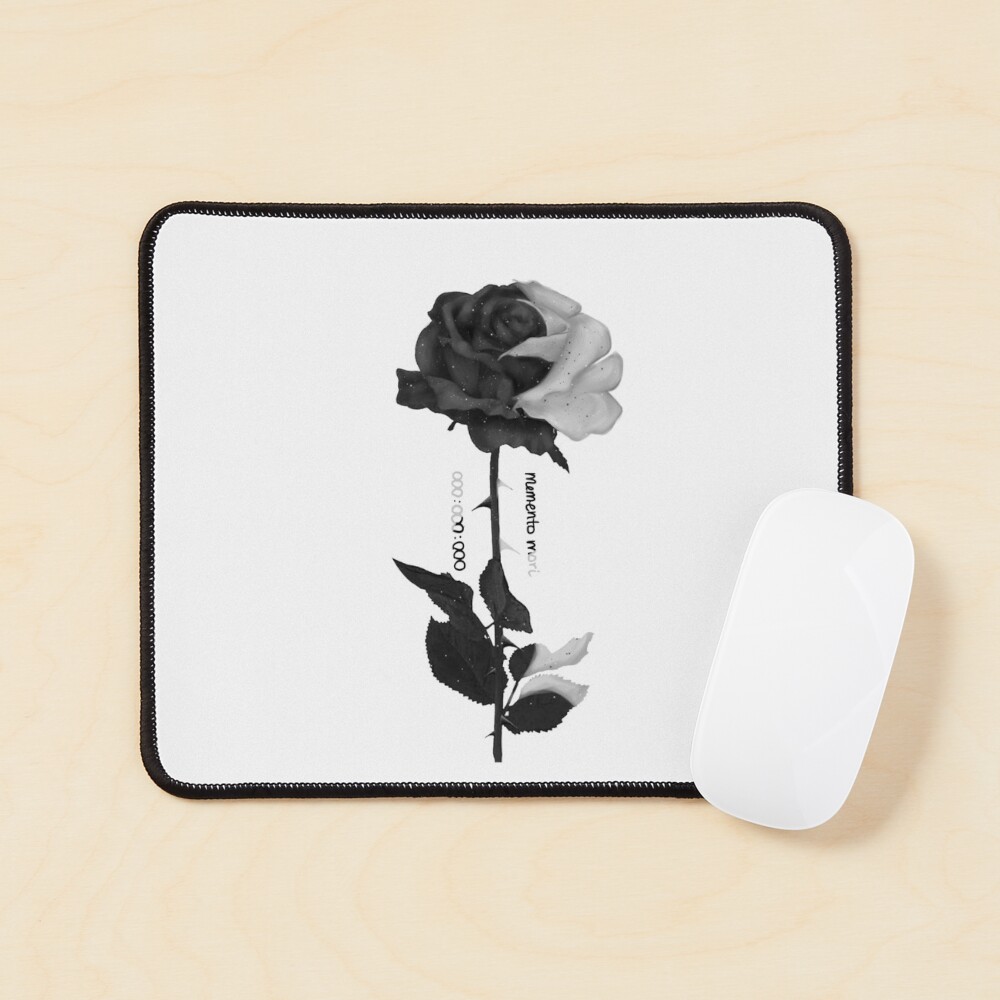 Memento Mori Rose Mouse Pad for Sale by sonoyang | Redbubble