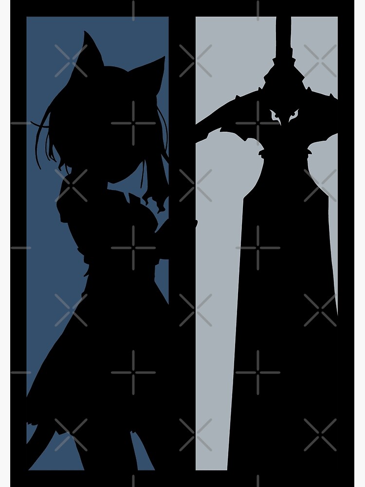 Black Summoner Efil without eyes Minimalist Flat Art Design Poster for  Sale by Animangapoi