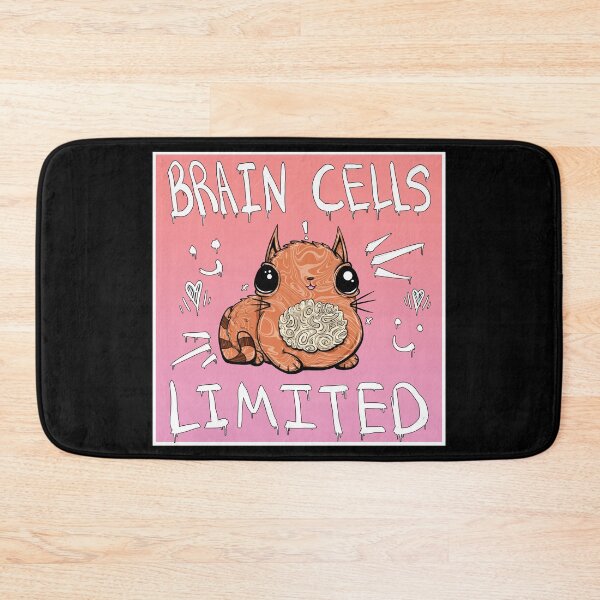 Item preview, Cute Brain Cells Limited Cat designed and sold by BobbyMillsArt.