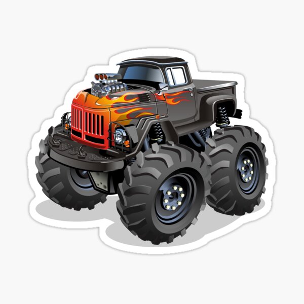 Monster Truck Stickers Truck Car Stickers Car Stickers - Temu