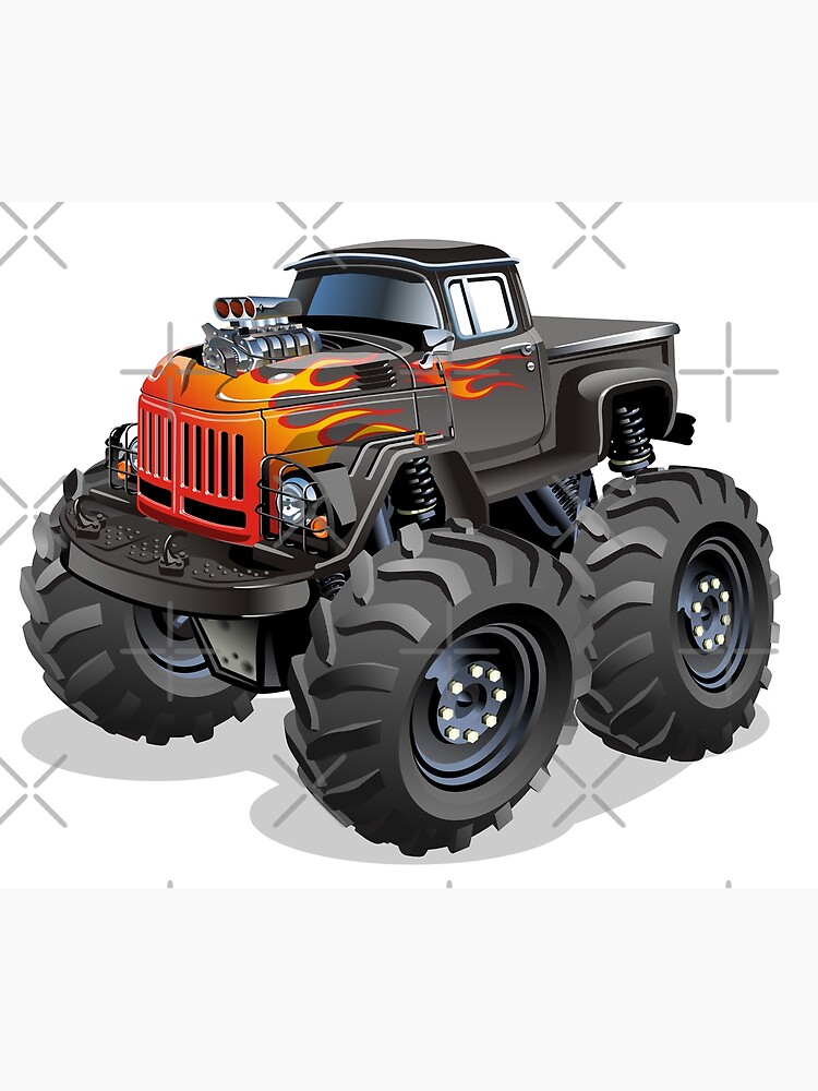 Cartoon Monster Truck  Monster trucks, Monster, Trucks