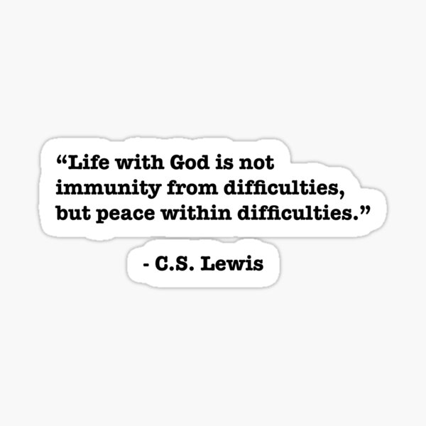 Item preview, C.S. Lewis Quote designed and sold by Lilycooper23.