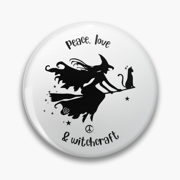 Item preview, Peace, Love & Witchcraft designed and sold by Edenglow Prints & Peculiars.