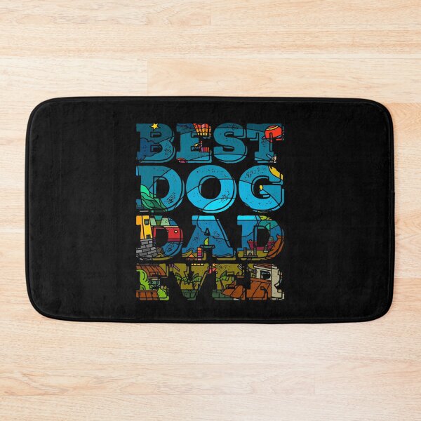 Item preview, Best Dog Dad Ever Slogan designed and sold by PetSafari.