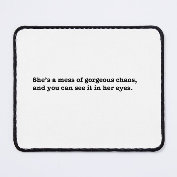 Item preview, She's a Mess Aesthetic Tumblr Quote designed and sold by Lilycooper23.