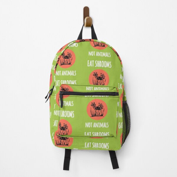 Item preview, eat shrooms not animals; vegetarian vegan environmentalists designed and sold by thelivingrp.