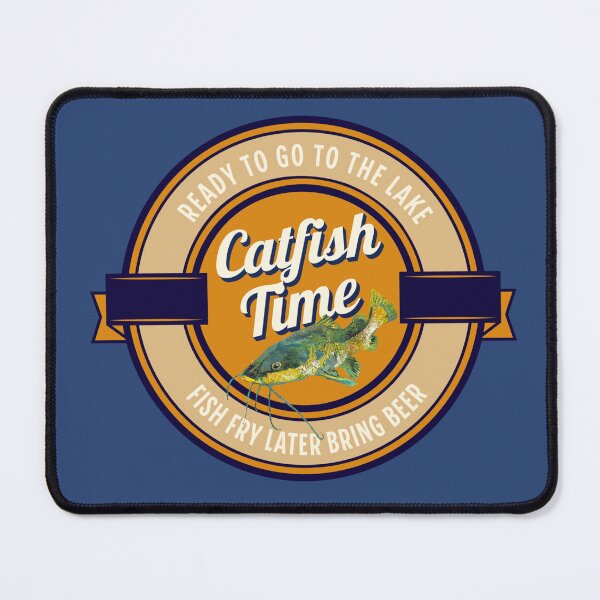 Item preview, Lake Catfish Fishing Time designed and sold by ginaisarty.