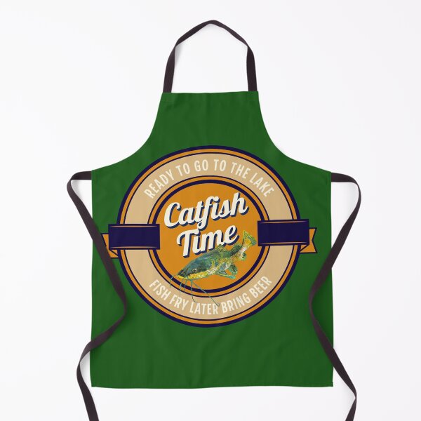 Item preview, Lake Catfish Fishing Time designed and sold by ginaisarty.