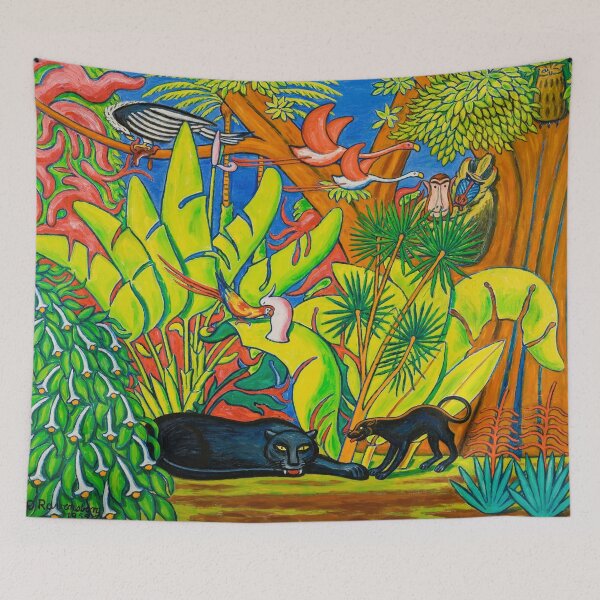 Item preview, Death Lurks in the Jungle designed and sold by Twisted Wick.