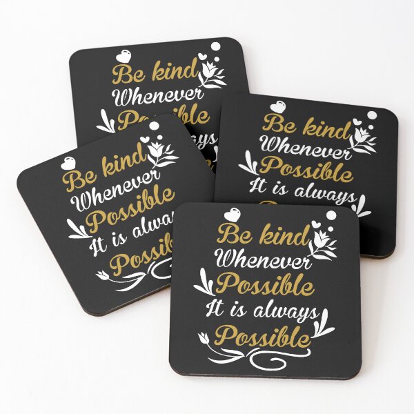 Item preview, Be kind whenever possible it is always possible floral lovers desing  designed and sold by RJB-Art.