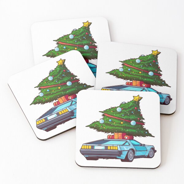 Item preview, Christmas Holiday Delorean designed and sold by Pzuggler.