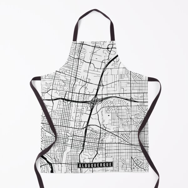 Item preview, Albuquerque, New Mexico Street Map designed and sold by InkistPrints.