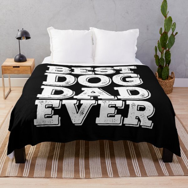Item preview, Best Dog Dad Ever Slogan designed and sold by PetSafari.