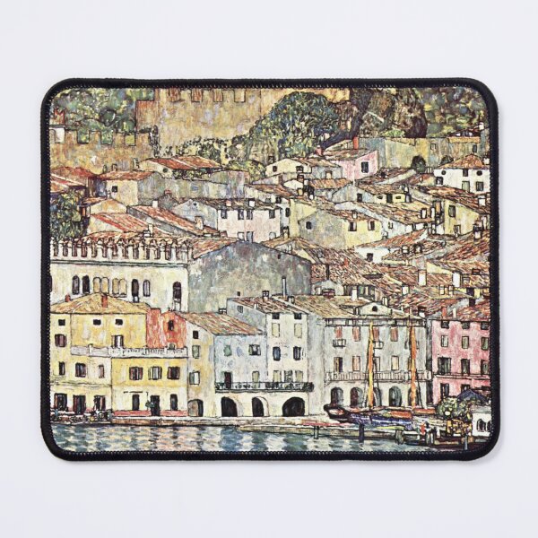 Item preview, Gustav Klimt's Malcesine am Gardasee (1913). designed and sold by VintageArtRepro.