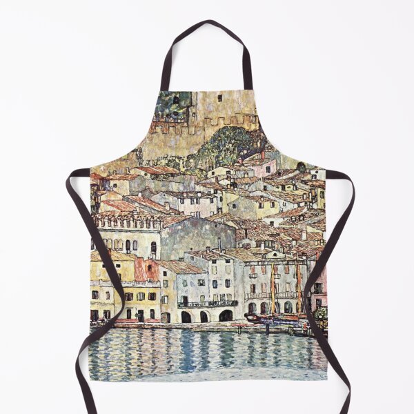 Item preview, Gustav Klimt's Malcesine am Gardasee (1913). designed and sold by VintageArtRepro.