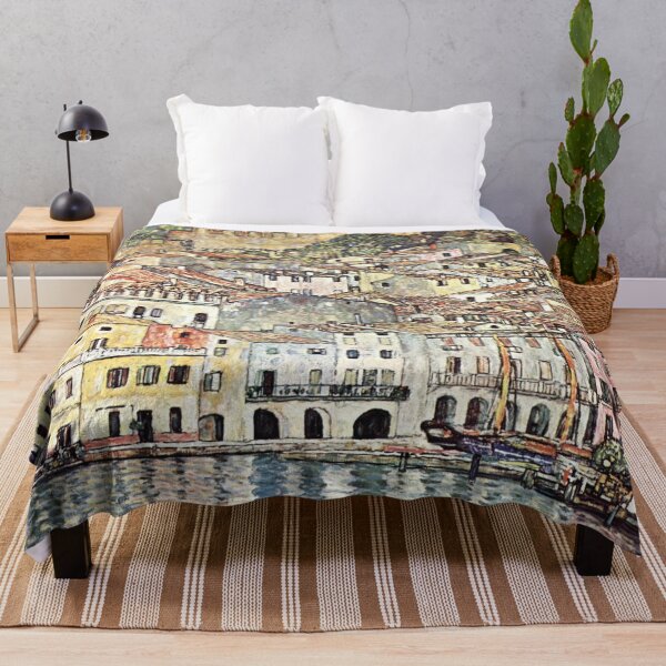 Item preview, Gustav Klimt's Malcesine am Gardasee (1913). designed and sold by VintageArtRepro.