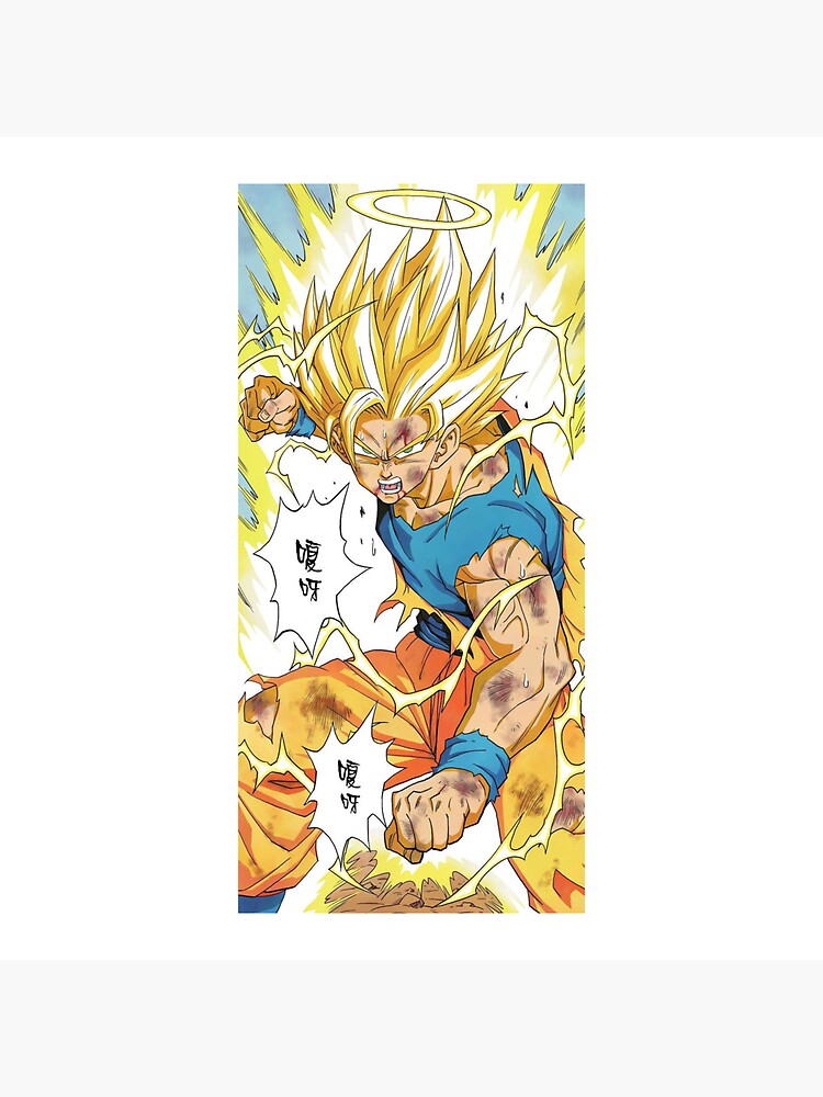 Super Sayian Goku Sticker For Sale By Cashclothes Redbubble