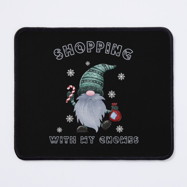 Item preview, Merry Christmas Shopping With My Gnome - Funny Christmas Gift - Gonk designed and sold by ImagesDesigns.