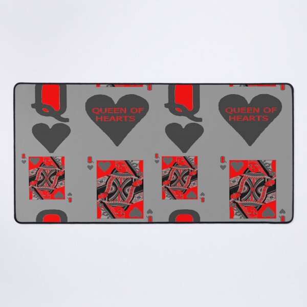 Item preview, CASINO CARDS QUEEN OF HEARTS GREY ART designed and sold by sharlesart.