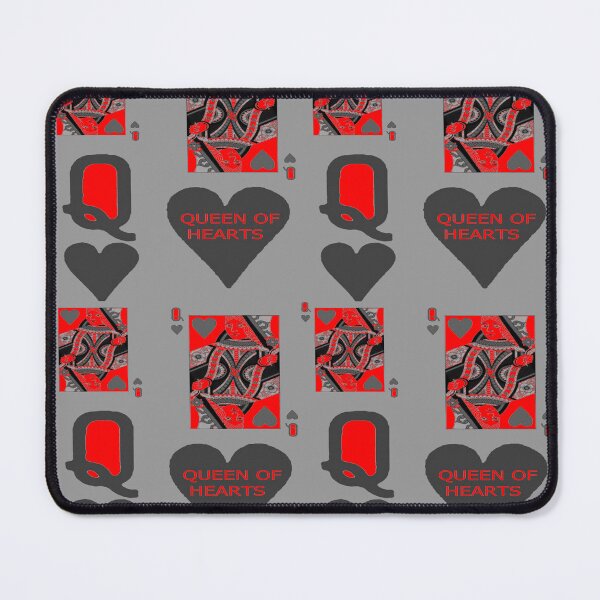 Item preview, CASINO CARDS QUEEN OF HEARTS GREY ART designed and sold by sharlesart.