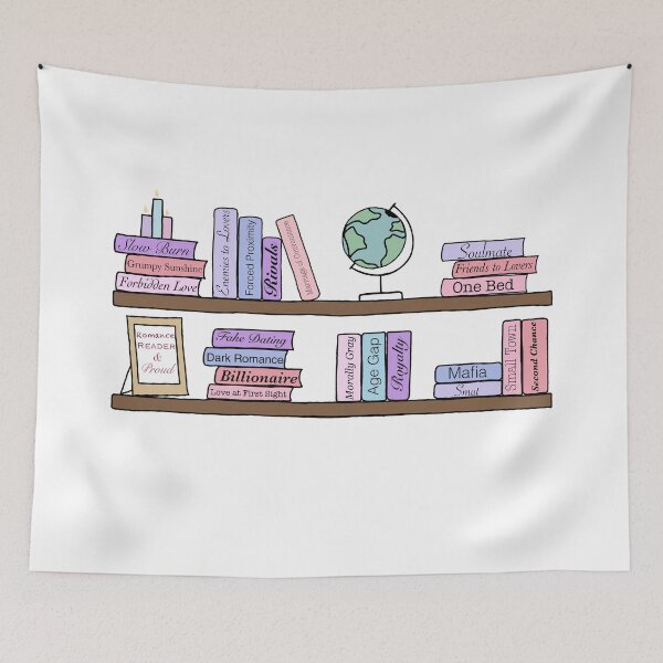 Item preview, Romance Reader Bookshelf  designed and sold by victoriareadss.