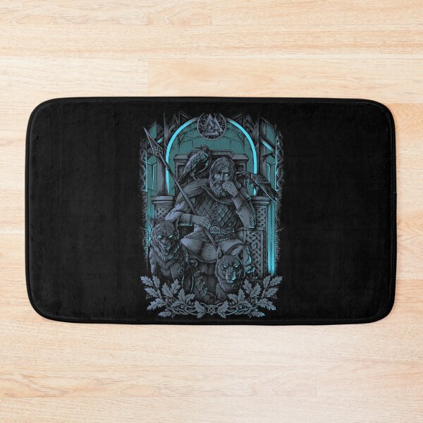 Item preview, Valhalla Odin Viking Pagan Norse Mythology   designed and sold by BluePagan.