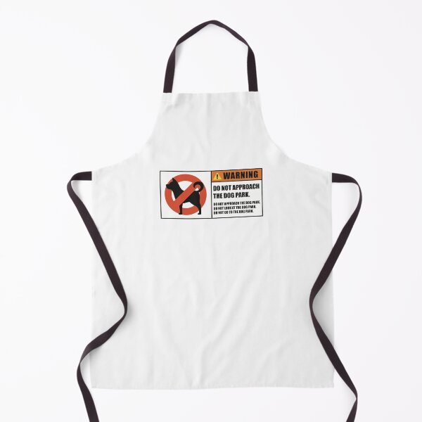 Item preview, Dog Park Warning Label designed and sold by suavespacenoid.