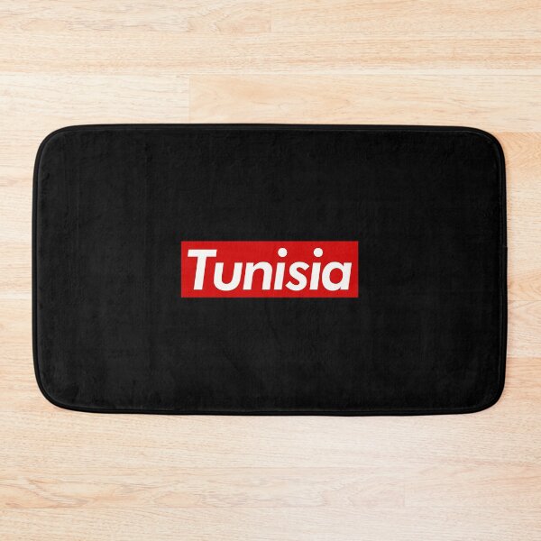 Item preview, Tunisia - White Text / Red Background designed and sold by PEK1787.
