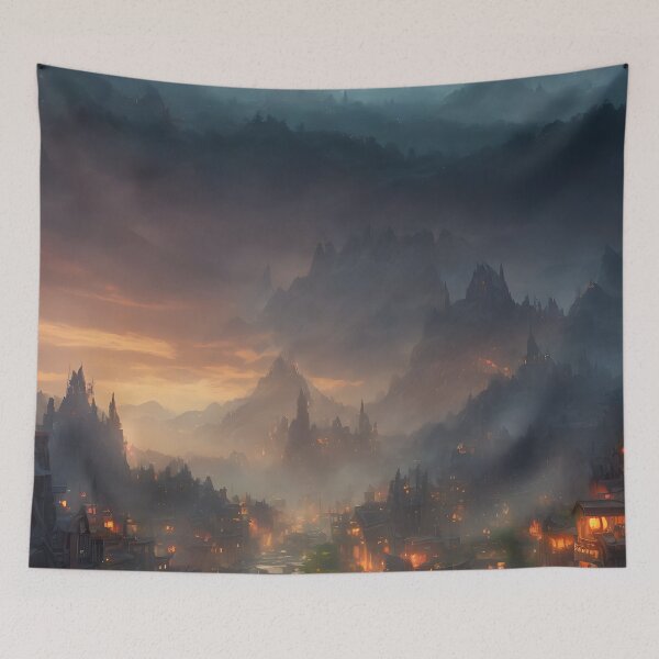 Item preview, Mystical Dark Landscape designed and sold by ArtificialCraft.